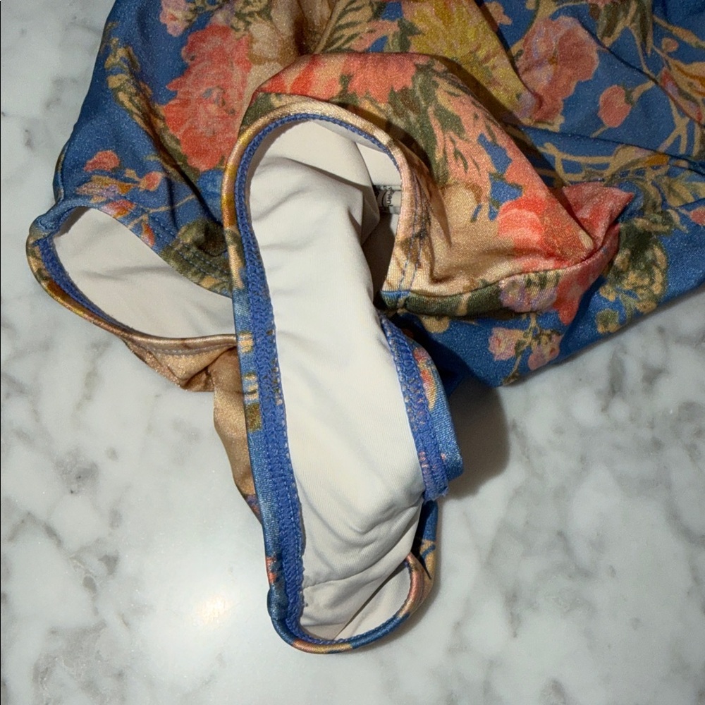 Zimmermann Blue Floral Kids Swim 2Y - Picture 5 of 10